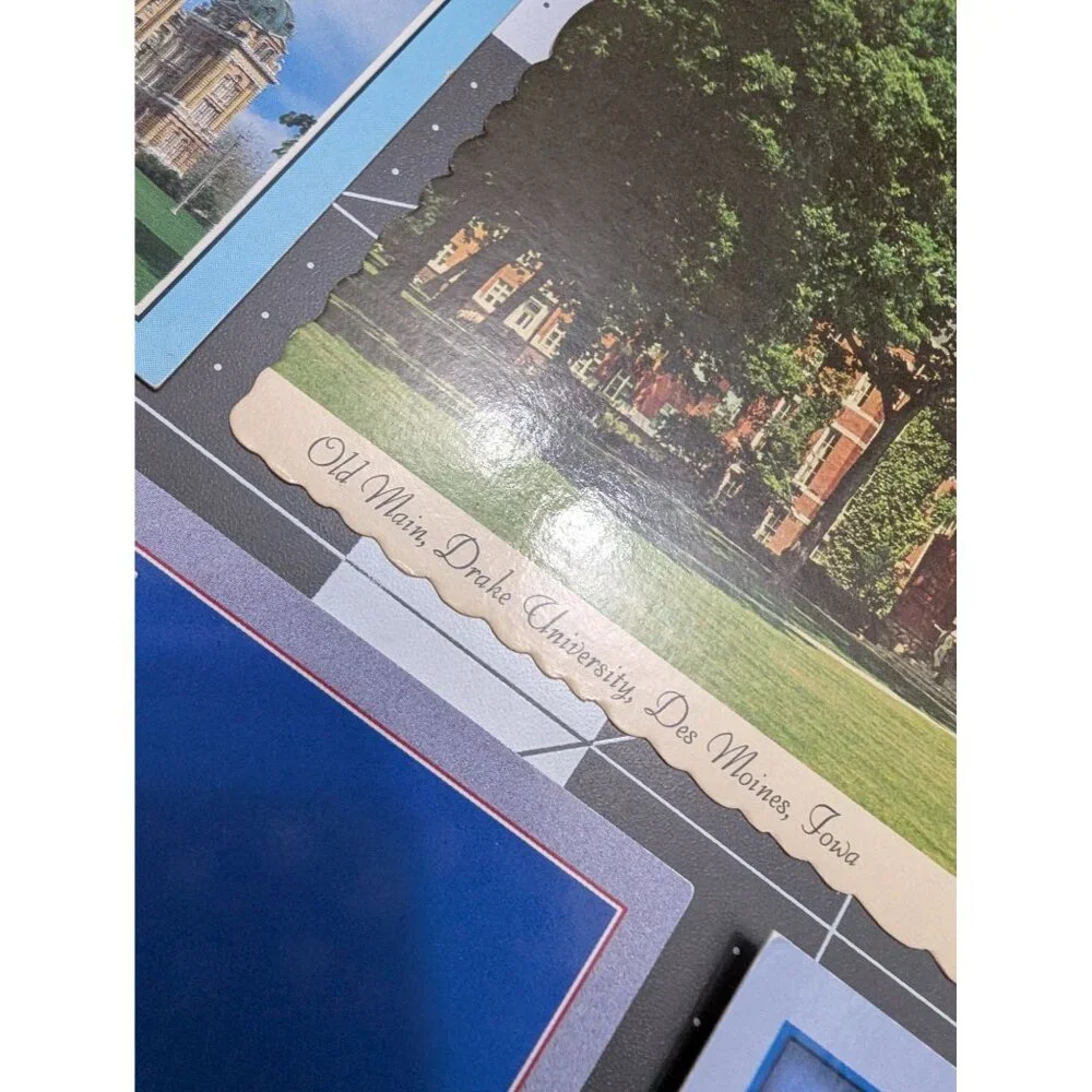 Iowa‎ Dubuque Des Monies Drake University Buildings towers post cards lot 6